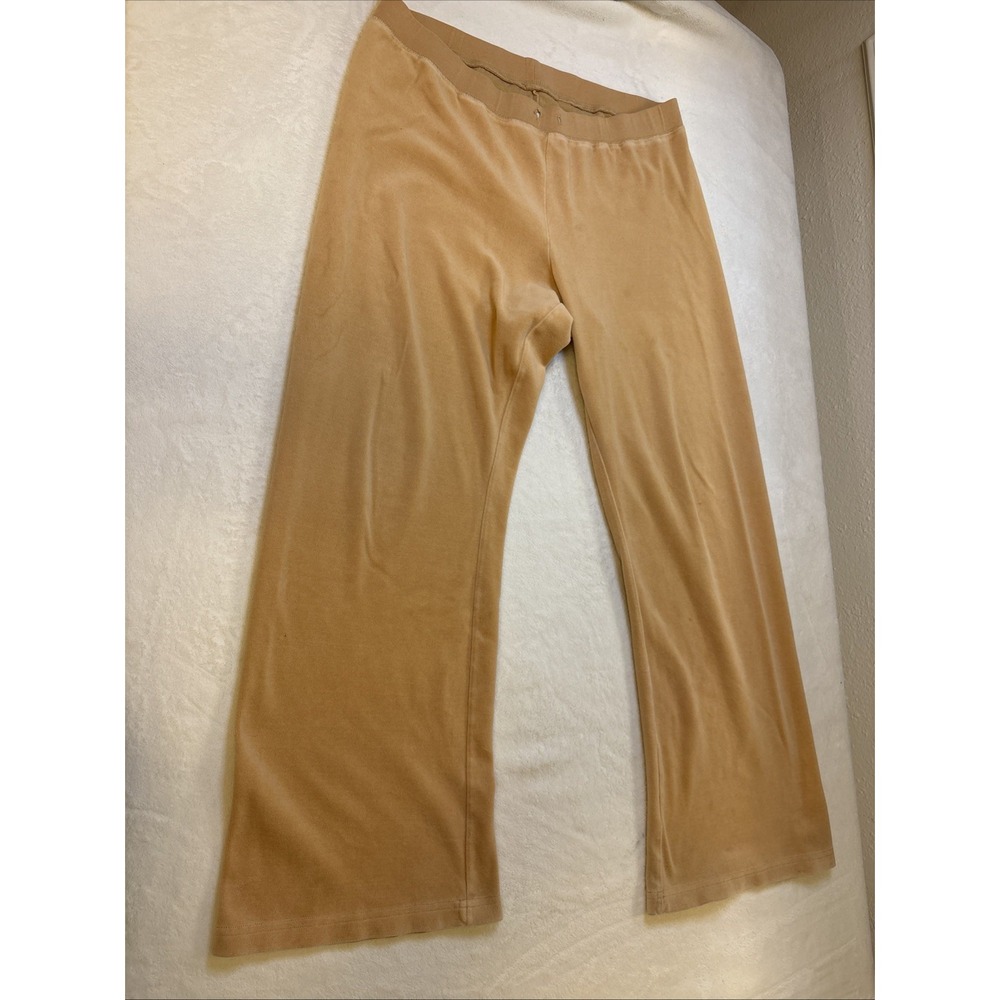 Vintage Great Northwest Clothing Velour Wide Leg Track Pants Size M